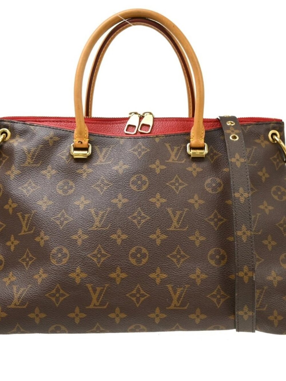 LOUIS VUITTON Pallas MM Monogram Handbag M41175